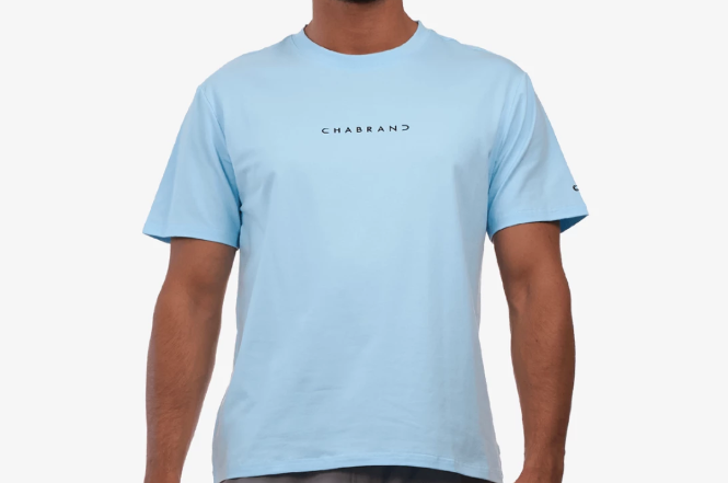 T-shirt logo centré Chabrand