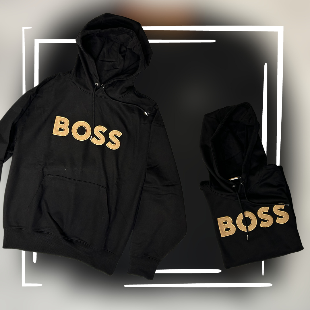 BOSS - SWEAT A CAPUCHE - NOIR