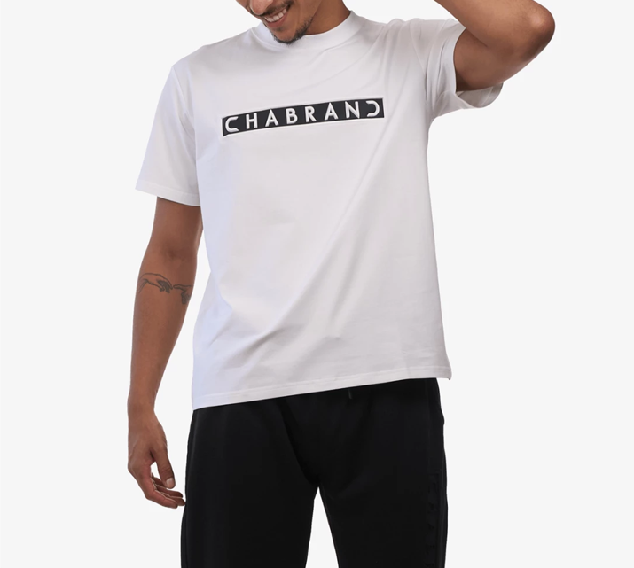 T-shirt logo encadré Chabrand