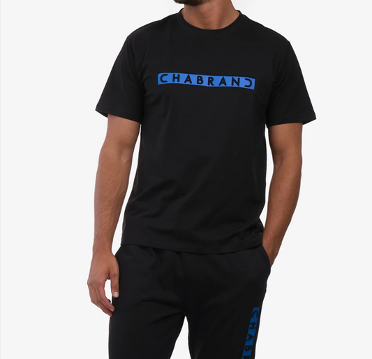 T-shirt logo encadré Chabrand