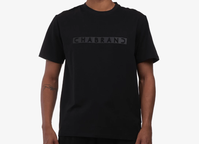T-shirt logo encadré Chabrand