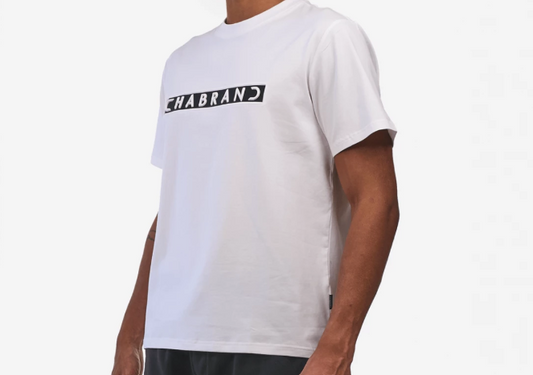 T-shirt logo encadré Chabrand