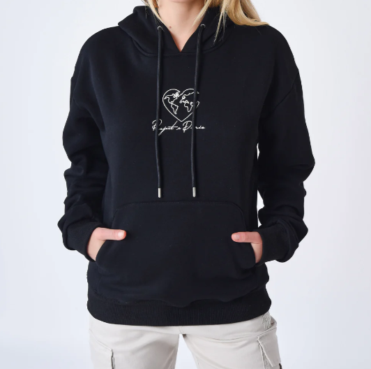 Sweat à Capuche Projet x paris motif coeurmonde