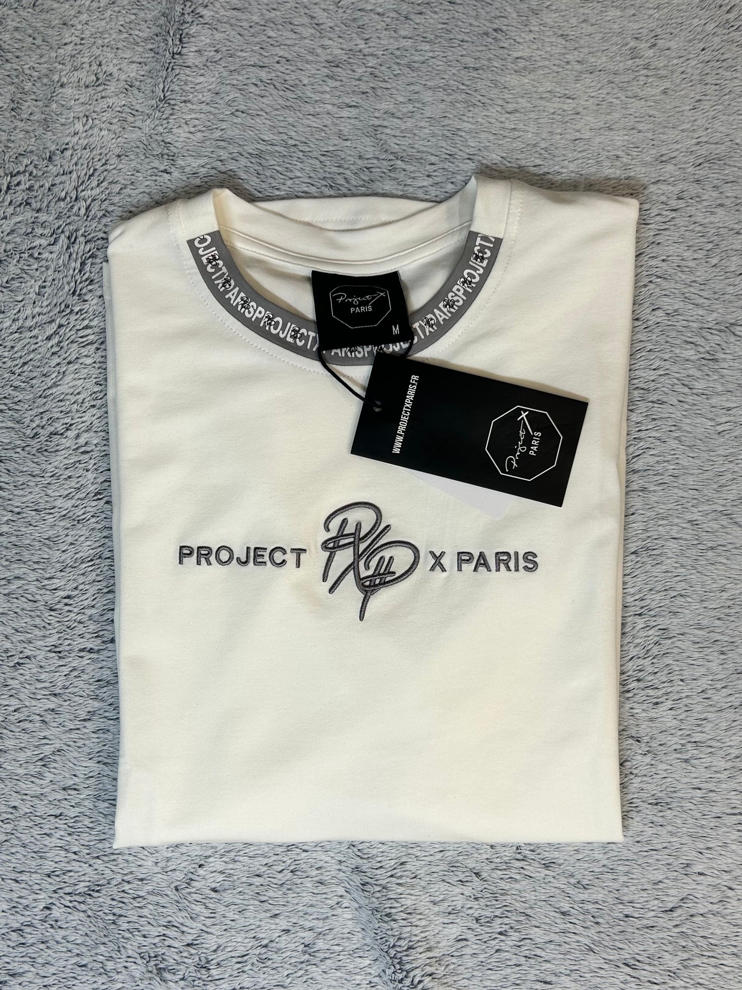 PROJECT X PARIS - T-SHIRT UNI AVEC BANDE LOGO