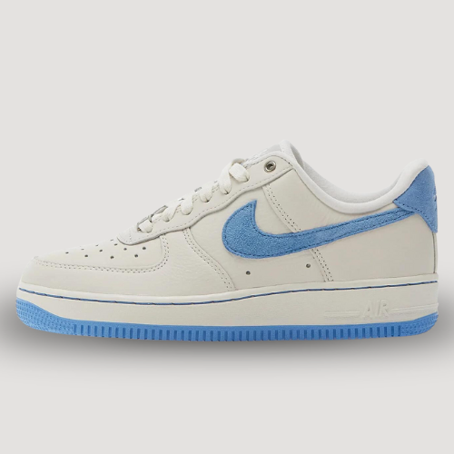 NIKE - AIR FORCE 1 - SUMMIT WHITE - UNIVERSITY BLUE