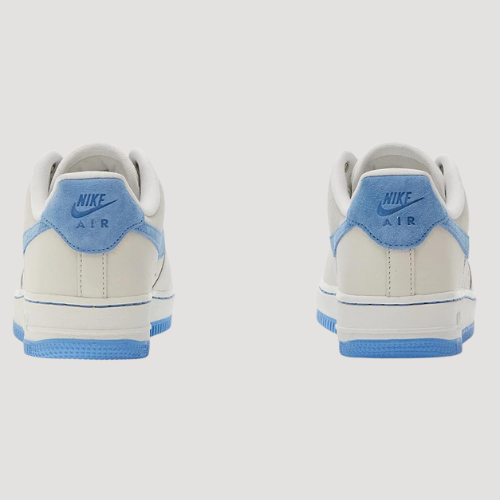 NIKE - AIR FORCE 1 - SUMMIT WHITE - UNIVERSITY BLUE