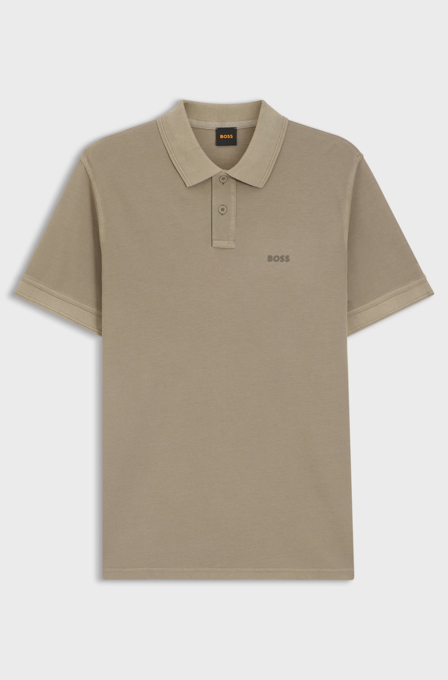 Polo BOSS en piqué de coton avec logo imprimé