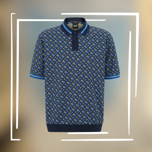 BOSS - POLO HOMME BLEU