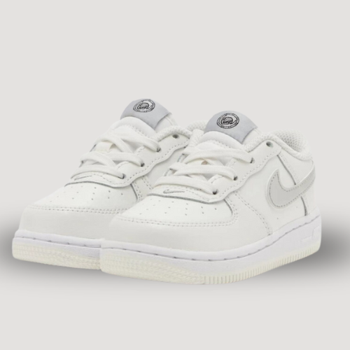 NIKE - AIR FORCE 1 - KID - BLANC & GRIS