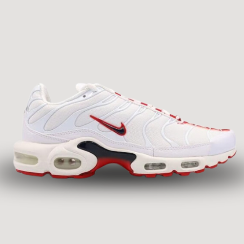 NIKE - AIR MAX PLUS TN - BLANC & ROUGE