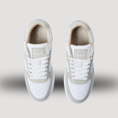 PROJECT X PARIS - SNEAKERS TRAINER - BLANC & BEIGE