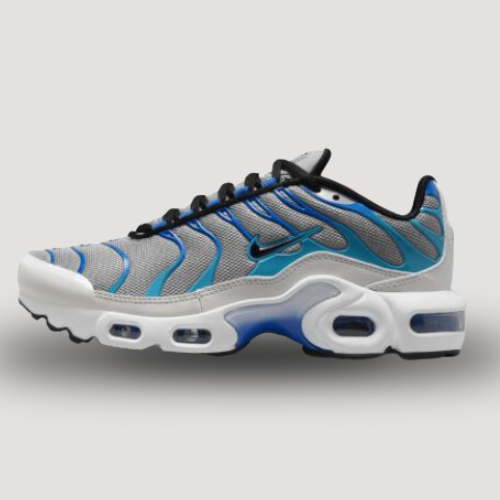 NIKE - AIR MAX PLUS - GS - BLEU & GRIS