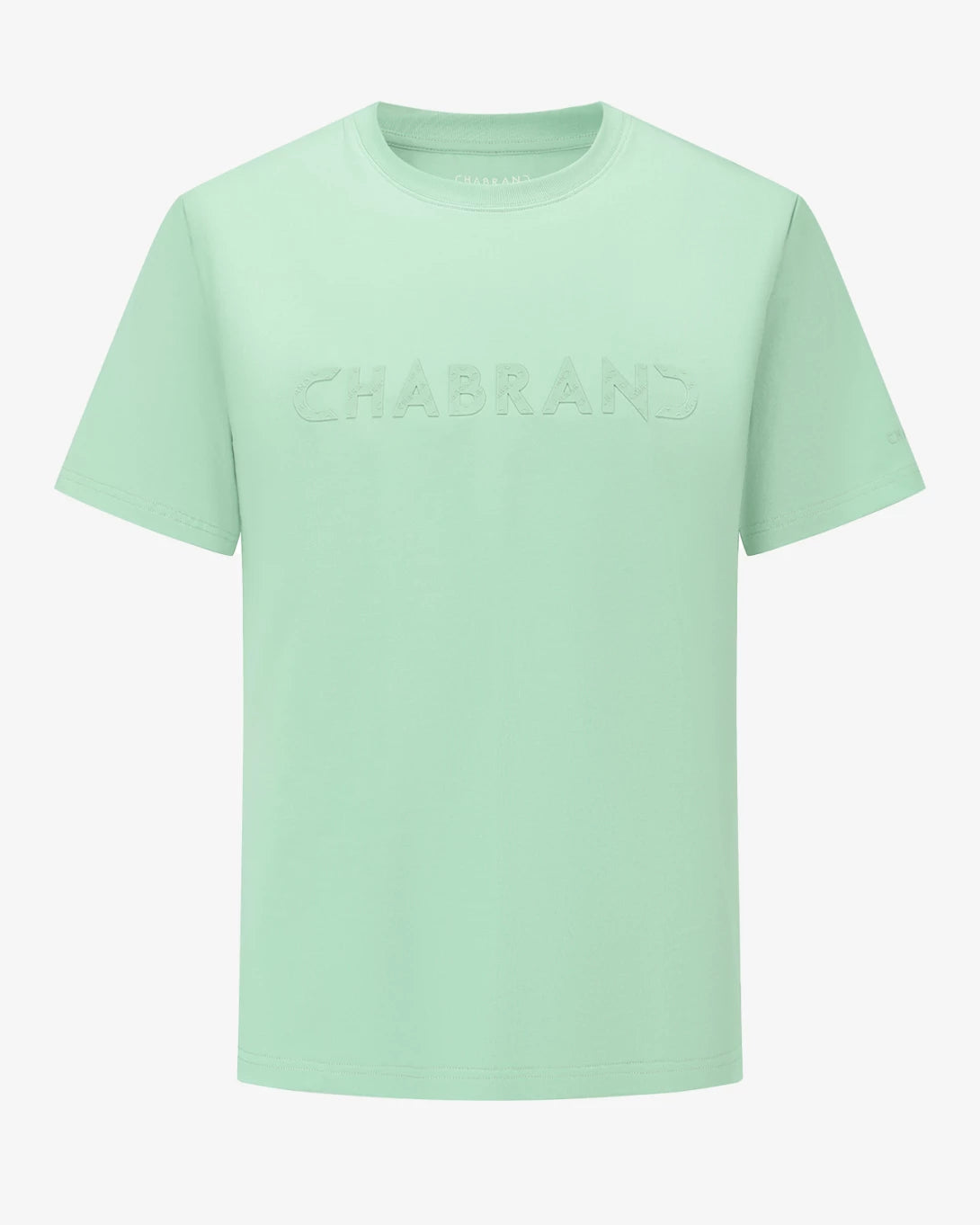 T-shirt coton uni logo silicone Chabrand