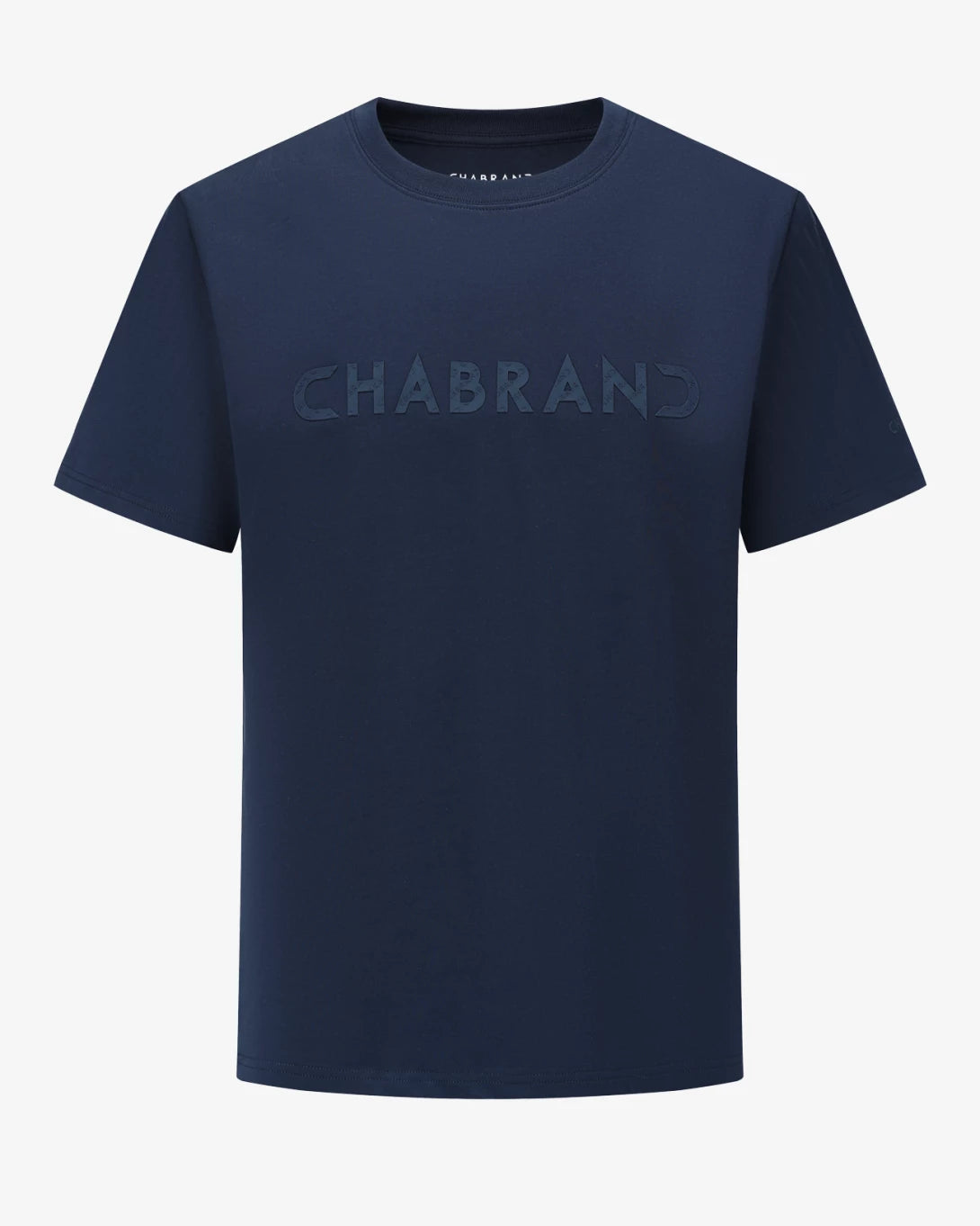 T-shirt coton uni logo silicone Chabrand